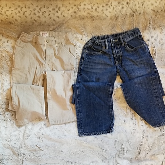 GAP Other - Boys size 8 khaki uniform & Gap Jeans straight leg